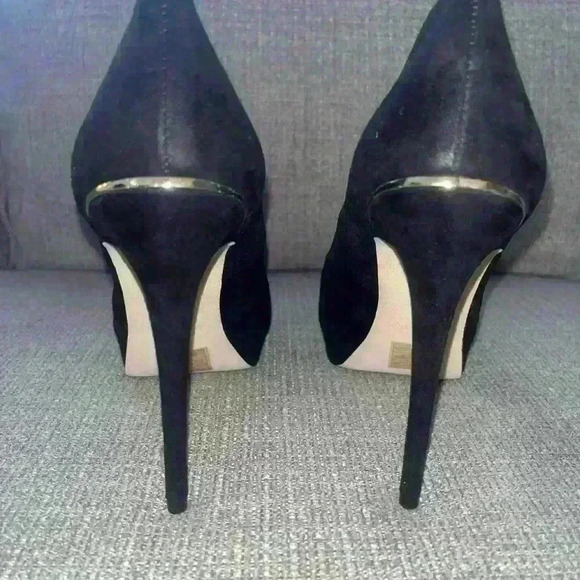 NWT Aldo suede  pump with open toe - Picture 2 of 7